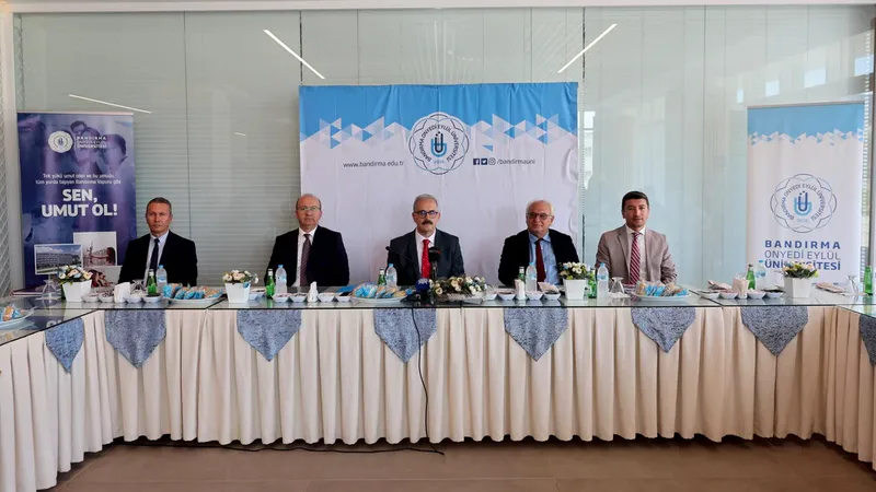 Bandırma Onyedi Eylül Üniversitesi, 2026-2027 akademik yılında ön lisans ve