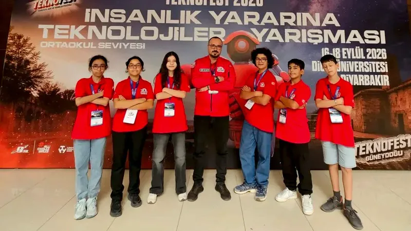 Edremit Bilim ve Sanat Merkezi NEBULA takımı, TEKNOFEST 2026 İnsanlık