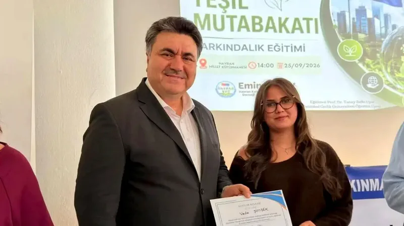 Balıkesir Üniversitesi Havran Meslek Yüksekokulu öncülüğünde düzenlenen Avrupa Yeşil Mutabakatı