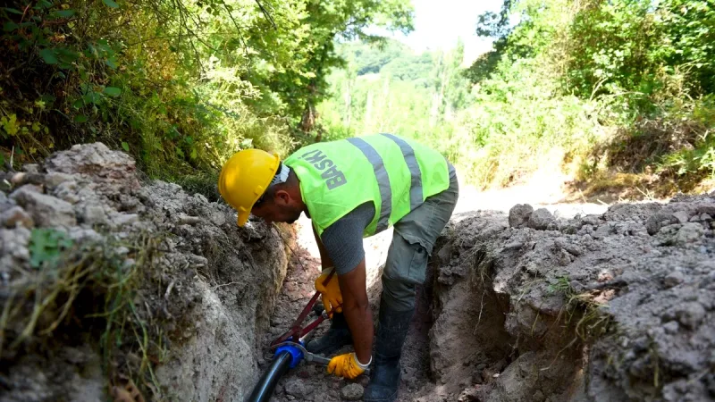 Balıkesir Büyükşehir Belediyesi, Altıeylül’ün Bahçedere Mahallesi’nde 1.600 metrelik yeni içme