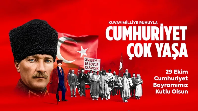 Balıkesir Büyükşehir Belediye Başkanı Ahmet Akın, Cumhuriyet’in 103. yılına ilişkin