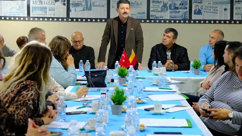Balıkesir'de, Türk-Alman Kooperatifleri İş Birliği Protokolü kapsamında yürütülen projeyle ilgili