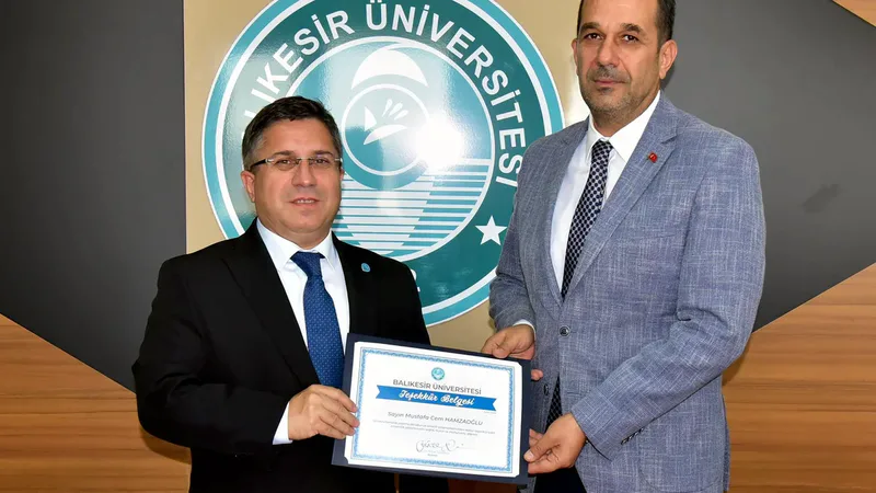 Balıkesir Üniversitesi Sağlık, Kültür ve Spor Daire Başkanlığı'nda gerçekleştirilen devir