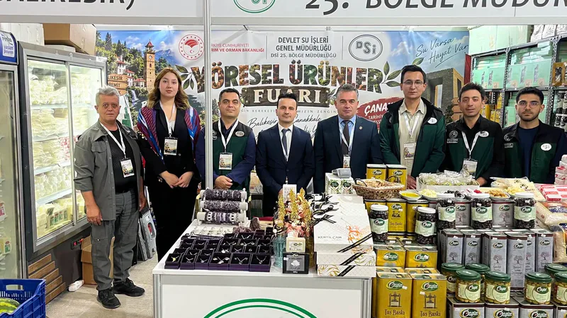 Devlet Su İşleri 25. Bölge Müdürlüğü, Ankara'da düzenlenen Yöresel Ürünler