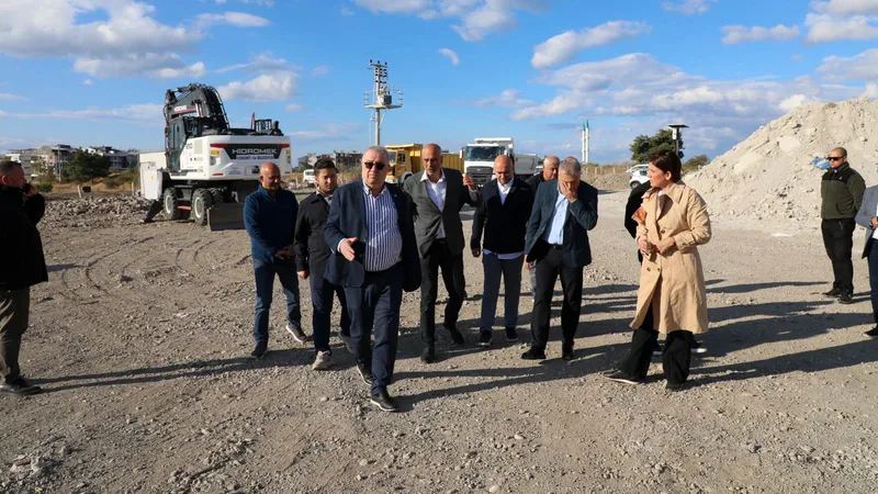 Edremit Belediyesi, Zeytinli Mahallesi'ndeki şehir içi şantiyesini Akçay Mahallesi Dallas
