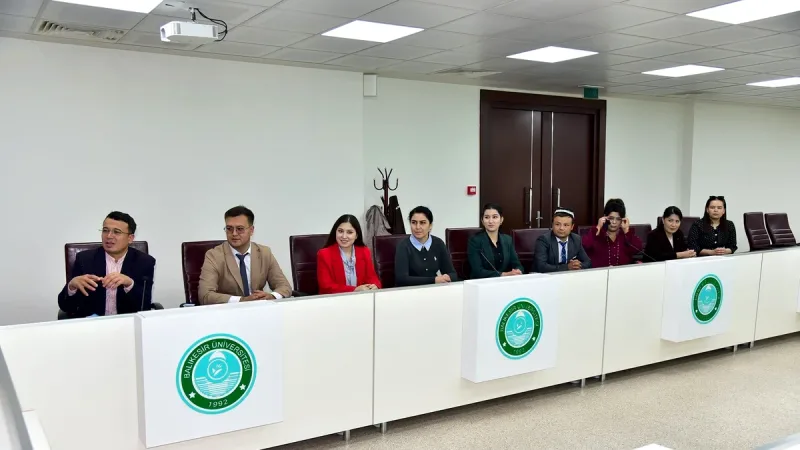 Özbekistan İnovasyon Bakanlığından gelen 10 lisansüstü araştırmacı, bir ay boyunca