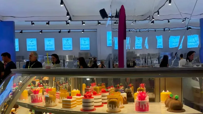 Balıkesir Üniversitesi Gastronomi Kulübü öğrencileri, İBAKTECH 2026 Pastacılık Fuarı'nda fırıncılık,