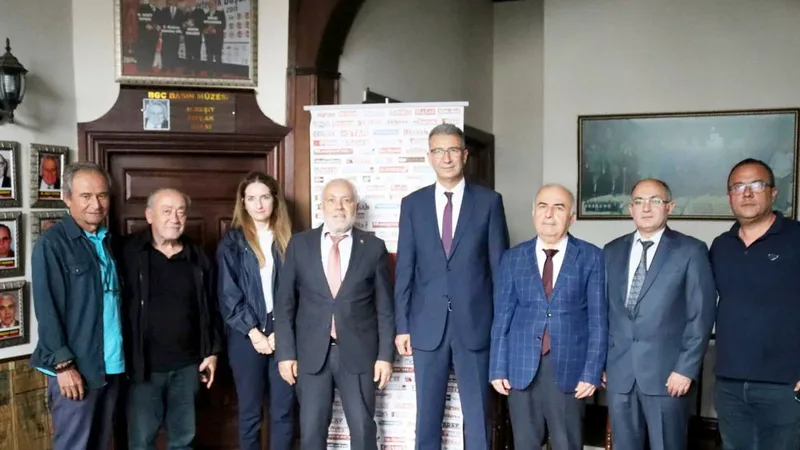 SGK Balıkesir İl Müdürü Şeref Karaca, Balıkesir Gazeteciler Cemiyeti Medya